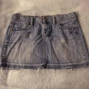 Old Navy Denim Skirt Ultra Low Waist